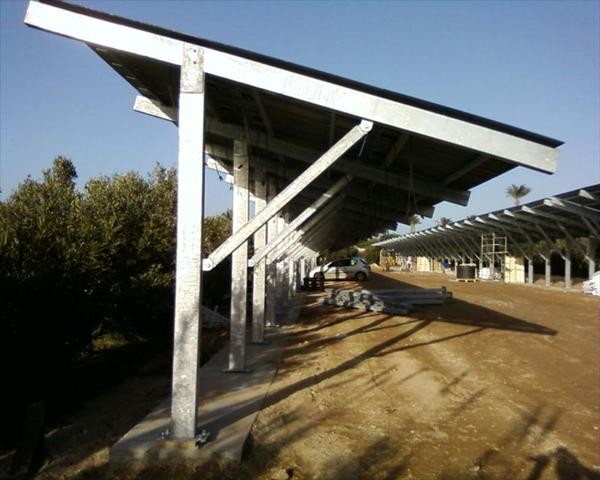 Fotovoltaica a sbalzo installata in Sicilia