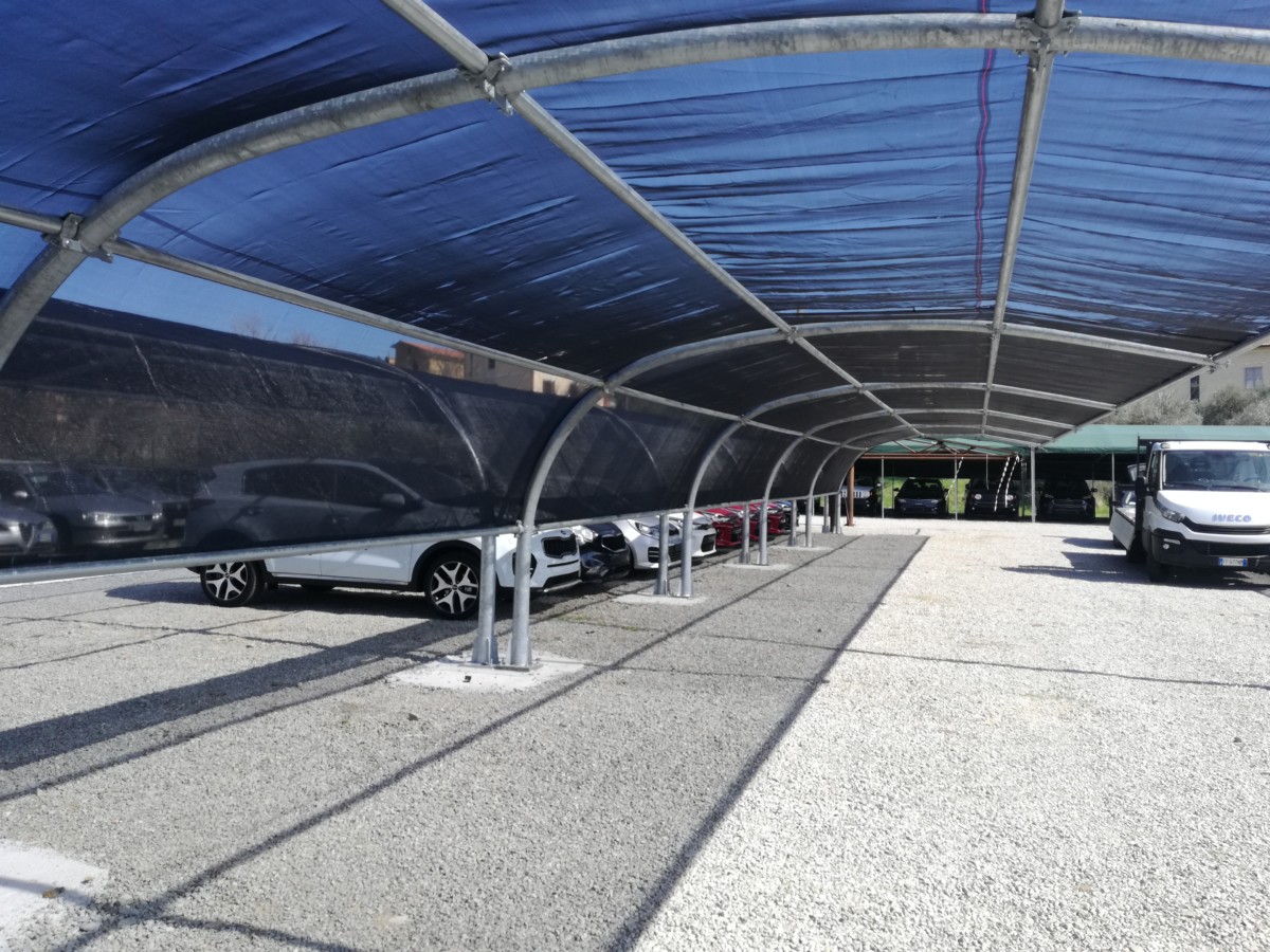 Coperture per Auto Antigrandine - Comfa Pensiline Fotovoltaiche