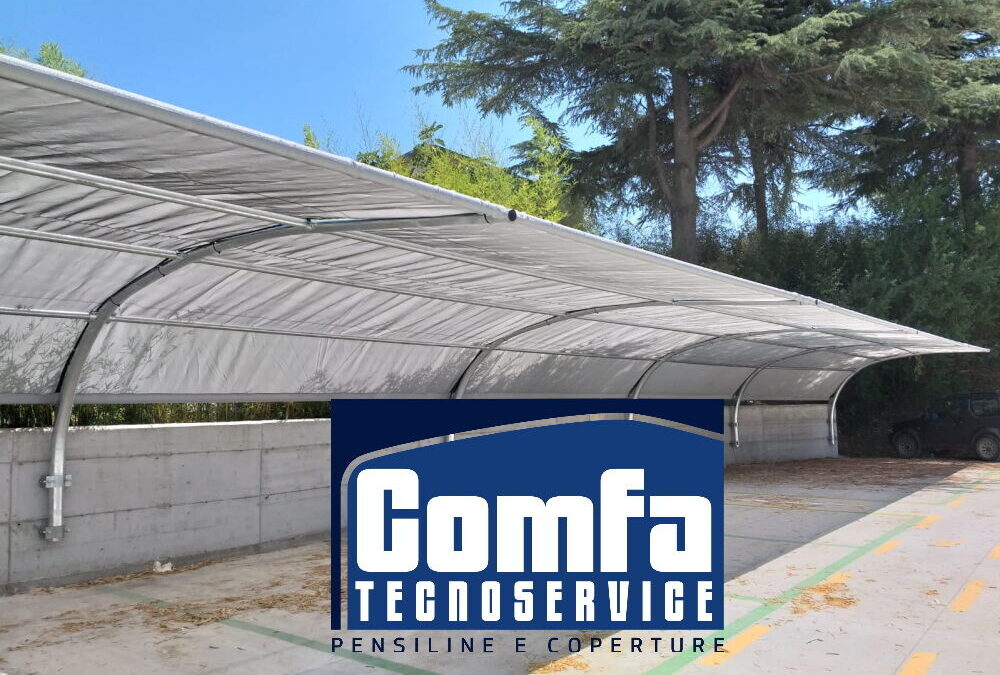 Pensilina Ombreggiante piastra muro comfatecnoservice