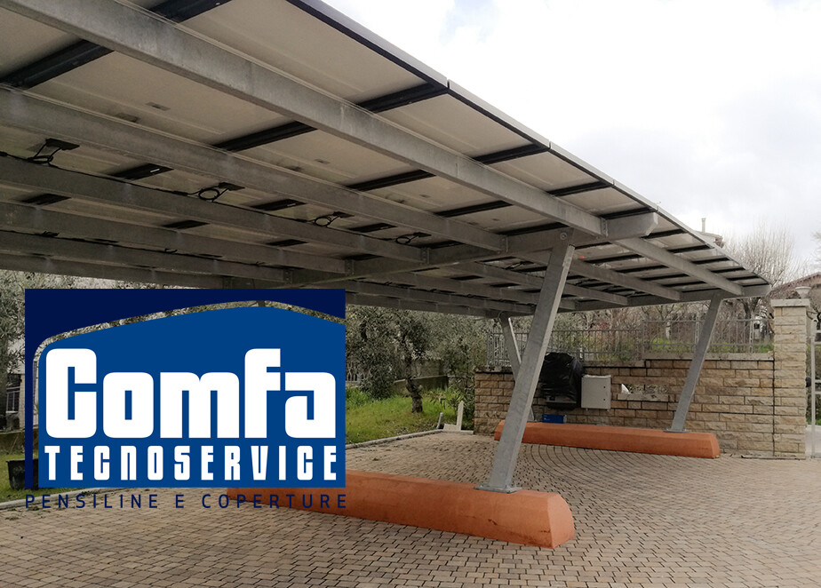 Pensilina fotovoltaica