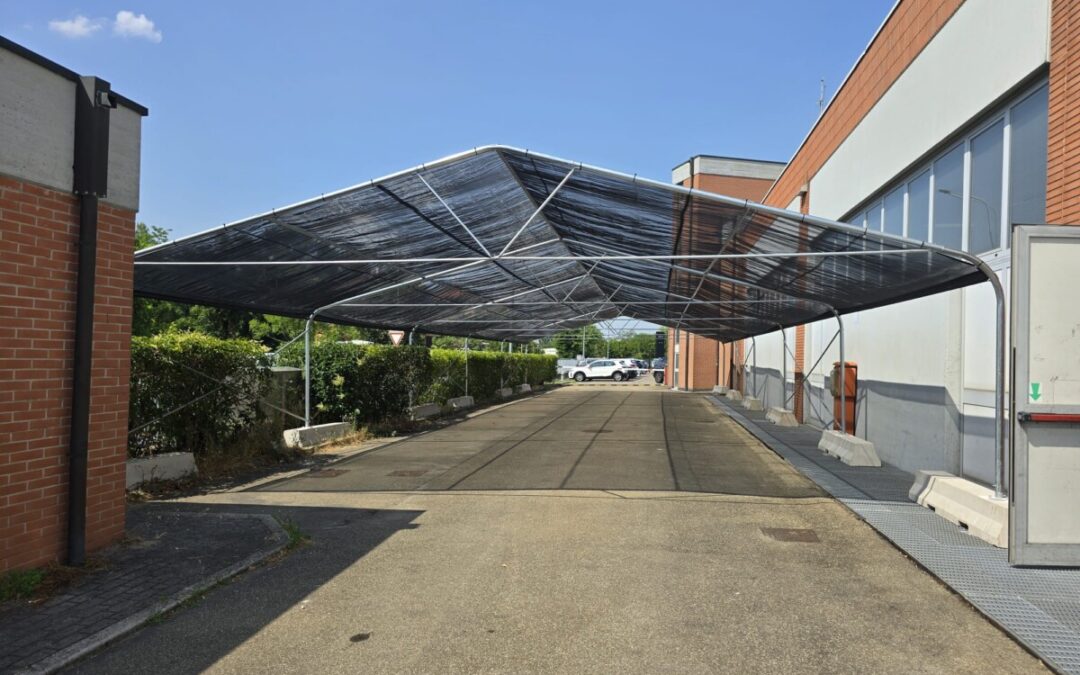 Struttura antigrandine 10 x 20 Mt.