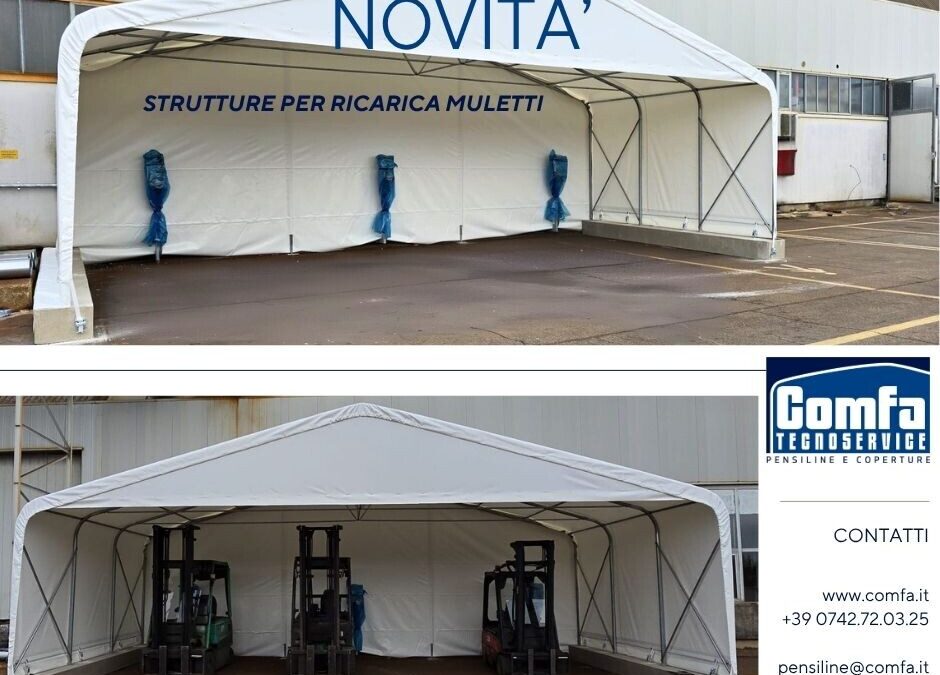 Novità: strutture ricarica muletti